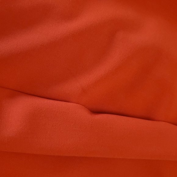 Calvin Klein Blood Orange (Red) Pleated Fully-Lined Dress Size 8 - Picture 12 of 16